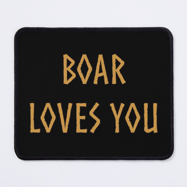 Item preview, Boar loves you - Valheim inspired designed and sold by Gifts and more.