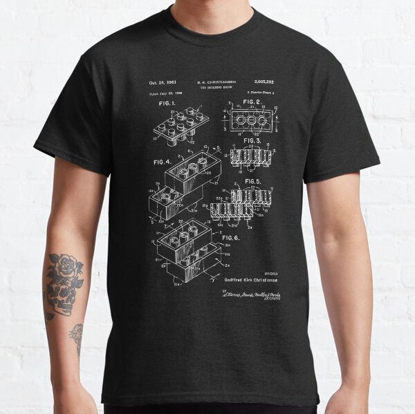 Toy Brick Patent Zeichnung Classic T-Shirt