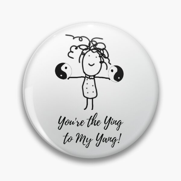 Item preview, Billie Boopot says You're her Ying to her Yang! designed and sold by BillieBoopot.