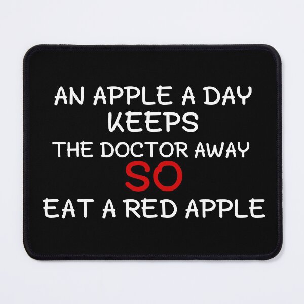 Item preview, An apple a day keeps the doctor away so eat a red apple designed and sold by salahnewdesign.