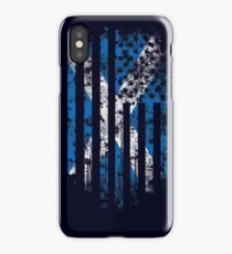 Scotland and America Flag Combo Distressed Design iPhone Case