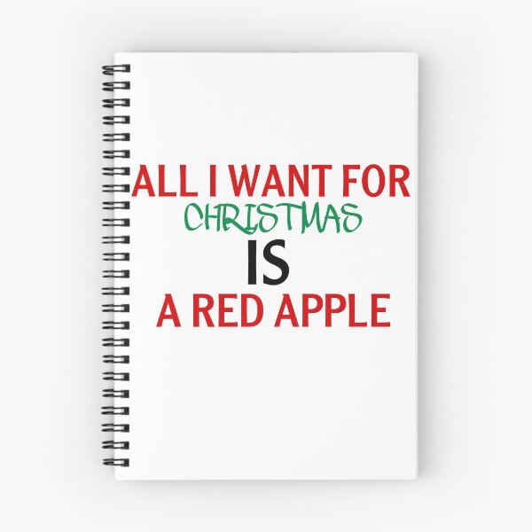 Item preview, All i want for christmas is a red apple gift designed and sold by salahnewdesign.
