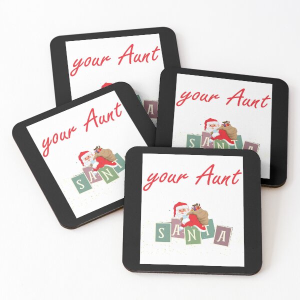 Item preview, BE Nice to your Aunt  Funny Santa Christmas Gift designed and sold by RS-Collections.