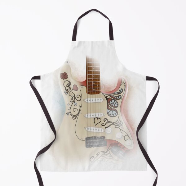 Item preview, La Monterey Strat - Jimi Hendrix | Pintura de acuarela designed and sold by Chadrick Rode.