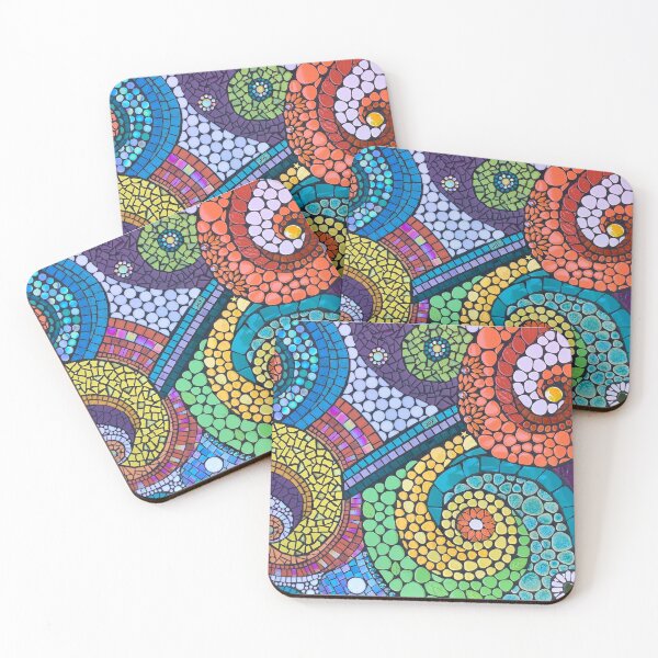 Item preview, Swoops of Joy Mosaic designed and sold by Sherifoxmosaics.
