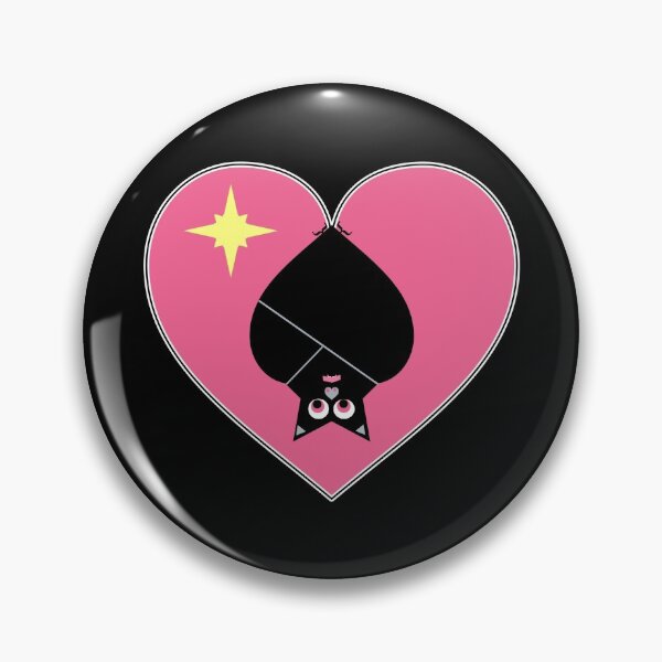 Artikelvorschau, Pink Sparkle Heart Bat entworfen und verkauft von Day10Machine.