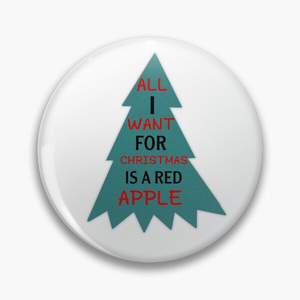 Item preview, All i want for christmas is a red apple designed and sold by salahnewdesign.