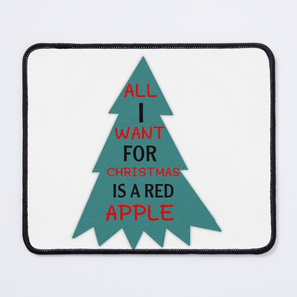 Item preview, All i want for christmas is a red apple designed and sold by salahnewdesign.