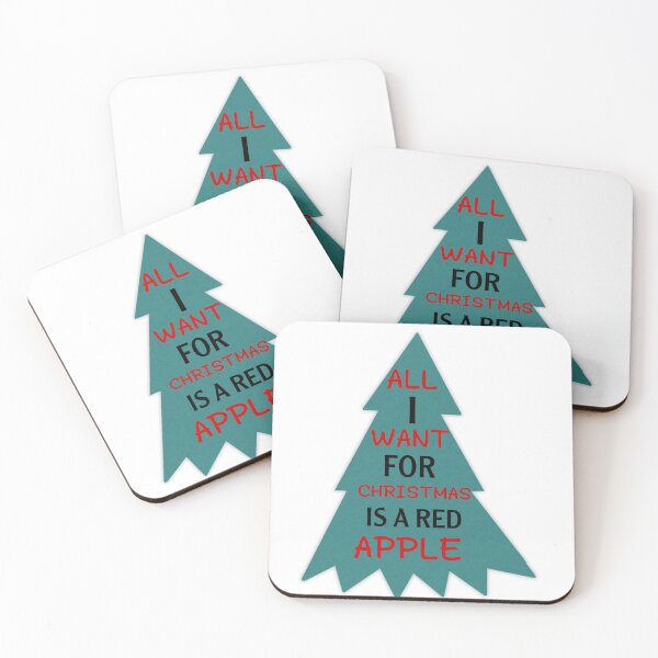 Item preview, All i want for christmas is a red apple designed and sold by salahnewdesign.