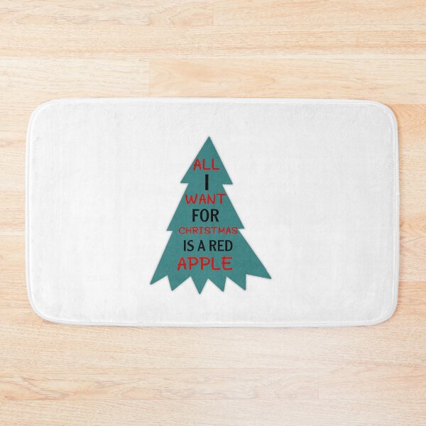 Item preview, All i want for christmas is a red apple designed and sold by salahnewdesign.