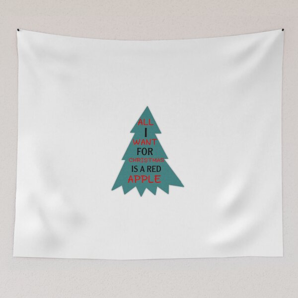 Item preview, All i want for christmas is a red apple designed and sold by salahnewdesign.