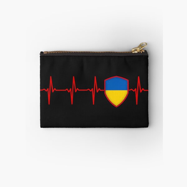 Item preview, UKRAIN Heartbeat Flag designed and sold by Just Be Different.