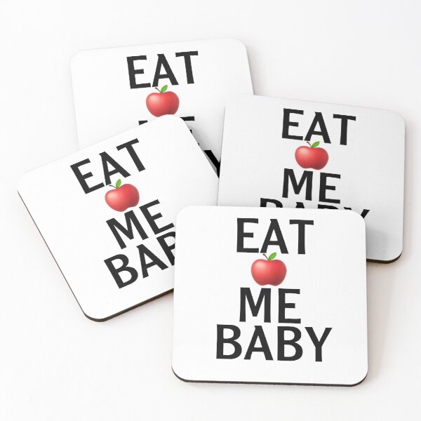 Item preview, Eat me baby eat a red apple gift designed and sold by salahnewdesign.