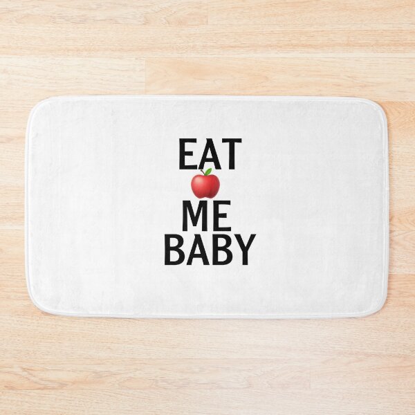 Item preview, Eat me baby eat a red apple gift designed and sold by salahnewdesign.