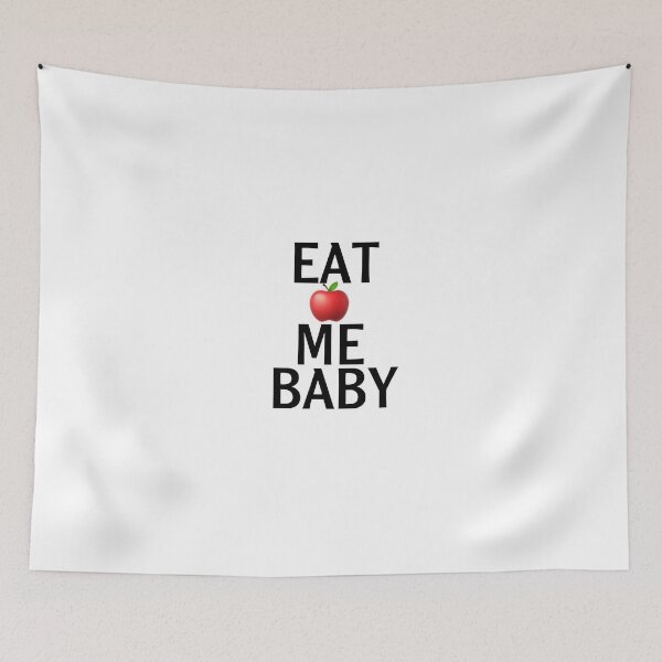 Item preview, Eat me baby eat a red apple gift designed and sold by salahnewdesign.
