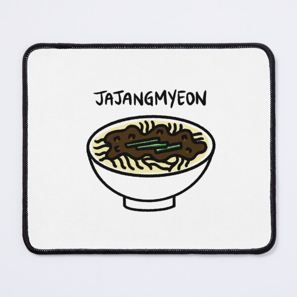 Item preview, Jajangmyeon (Korean Black Bean Noodles) Noodle Bowl designed and sold by bonniemamadraws.
