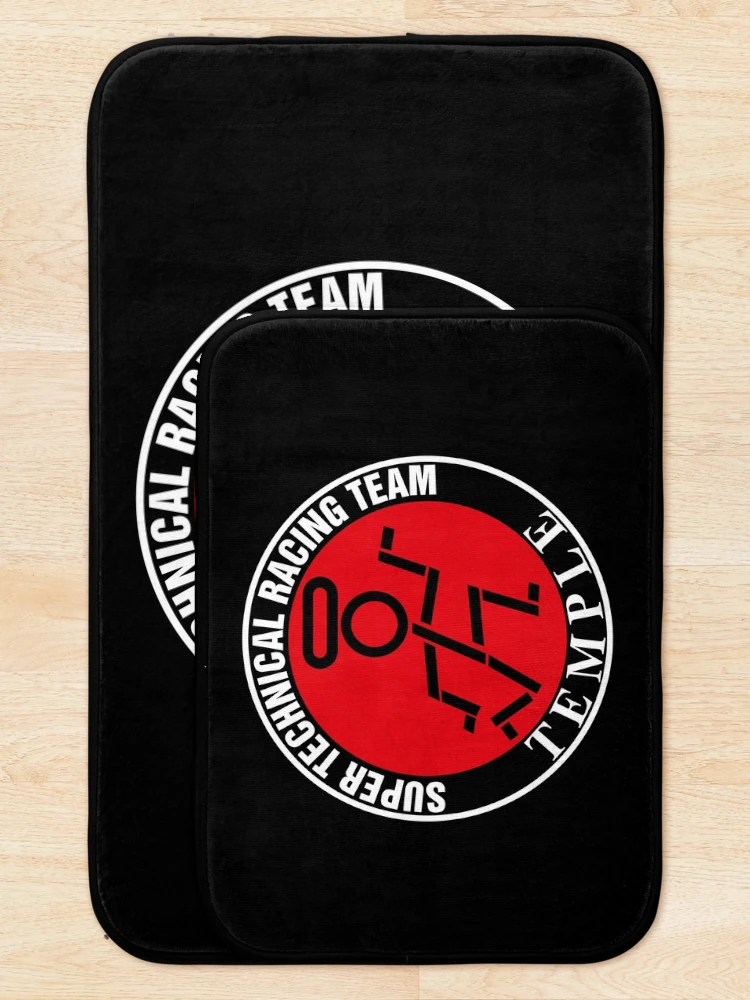 Thumbnail 5 of 6, Bath Mat, TEMPLE RACING ROUND designed and sold by JDMShop.