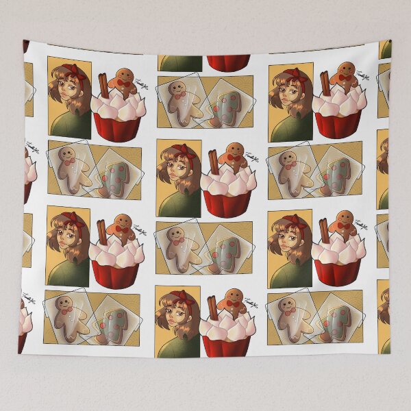 Item preview, ginger cupcake designed and sold by Fionabdraws.