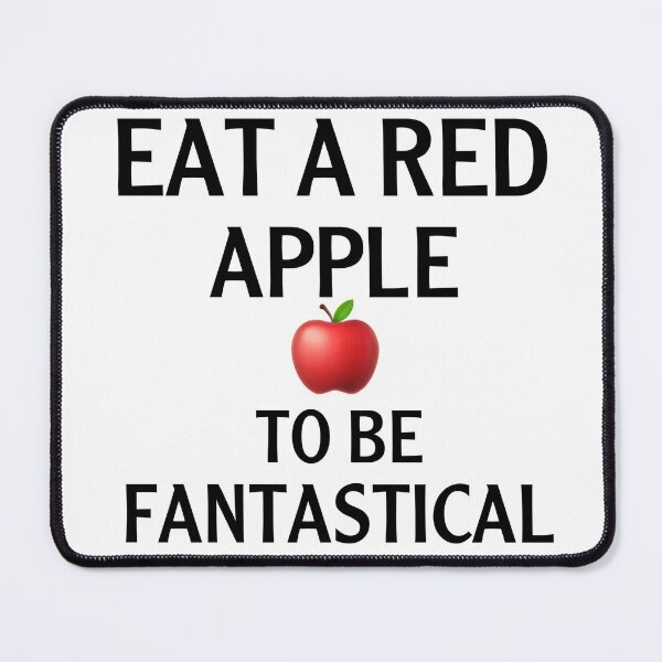 Item preview, Eat a red apple to be fantastical gift designed and sold by salahnewdesign.