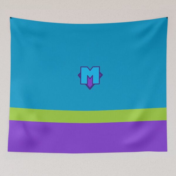 Item preview, SuperStar "M" Blue designed and sold by hatgirldesign.