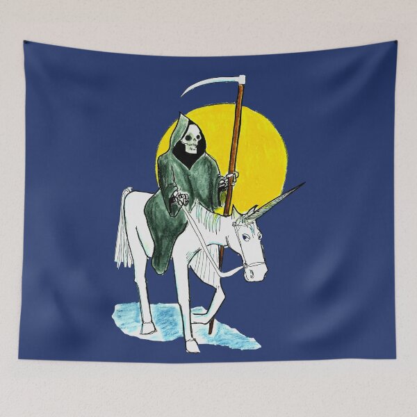 Item preview, Short Death on a Droopy Unicorn designed and sold by Starbelly208.
