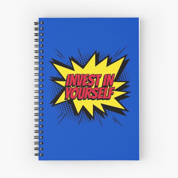 Item preview, Invest in yourself comic kapow style artwork designed and sold by CreatedbyJR.