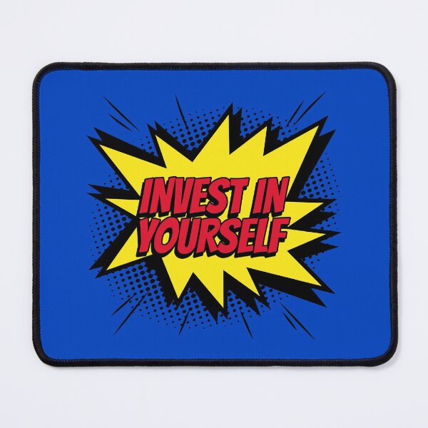 Item preview, Invest in yourself comic kapow style artwork designed and sold by CreatedbyJR.