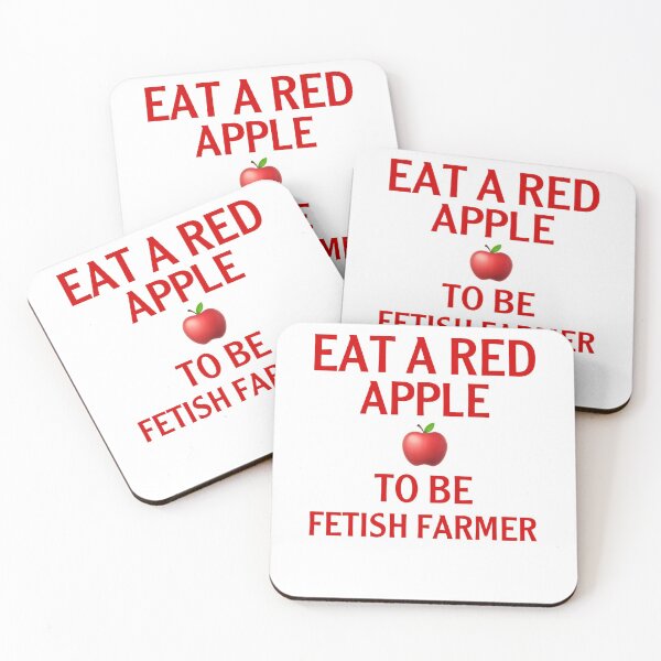 Item preview, Eat a red apple to be fetish farmer gift designed and sold by salahnewdesign.