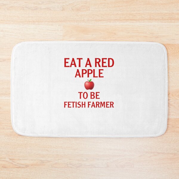 Item preview, Eat a red apple to be fetish farmer gift designed and sold by salahnewdesign.