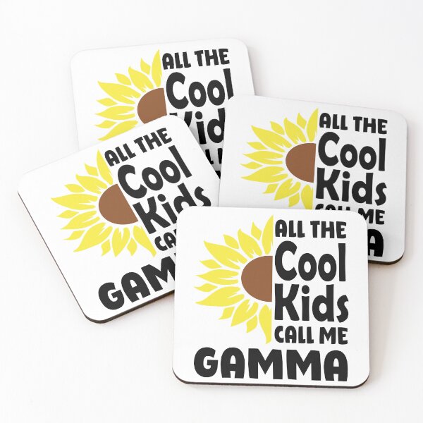 Item preview, All the Cool Kids Call Me Gamma Sunflower  designed and sold by DPlumDesign.
