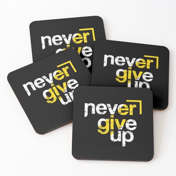 Item preview, Never give up designed and sold by oldeck.