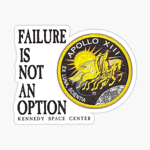 Item preview, Apollo 11 - Failure is not an option designed and sold by Chocolate Milk.