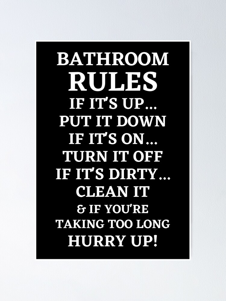 bathroom-rules-poster-for-sale-by-caregiverology-redbubble