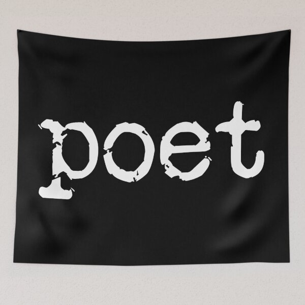 Item preview, poet in white designed and sold by TeaRoseWriter.