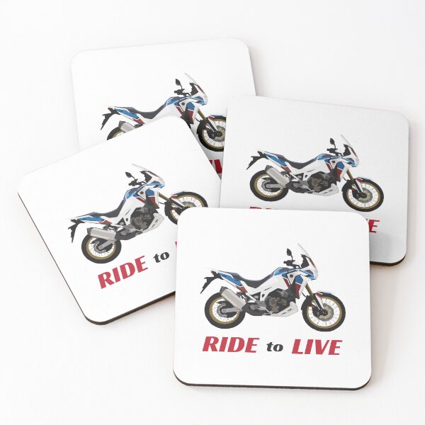 Item preview, Honda CRF1100L Africa Twin quote "Ride to Live" designed and sold by WiredDesigns.