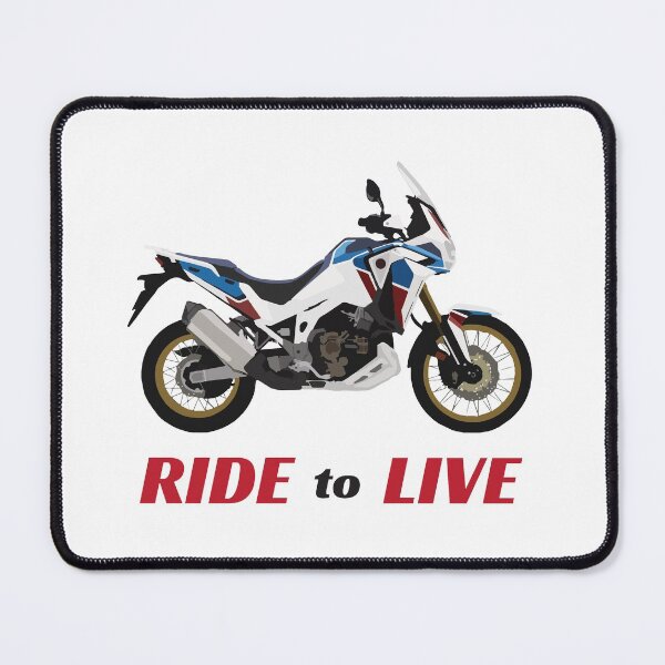 Item preview, Honda CRF1100L Africa Twin quote "Ride to Live" designed and sold by WiredDesigns.