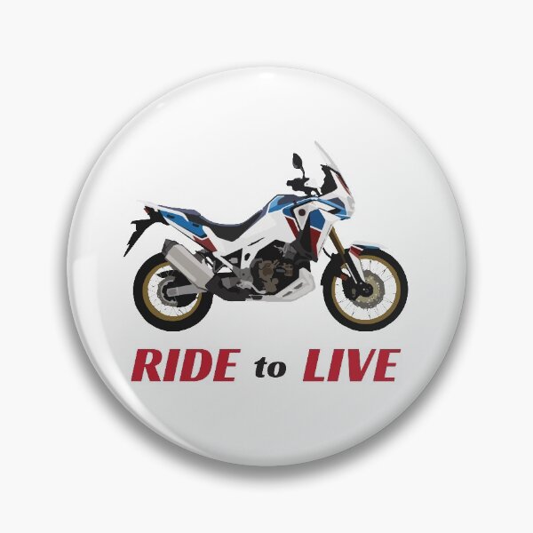 Item preview, Honda CRF1100L Africa Twin quote "Ride to Live" designed and sold by WiredDesigns.