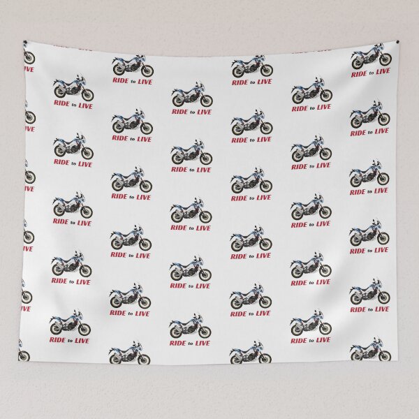 Item preview, Honda CRF1100L Africa Twin quote "Ride to Live" designed and sold by WiredDesigns.