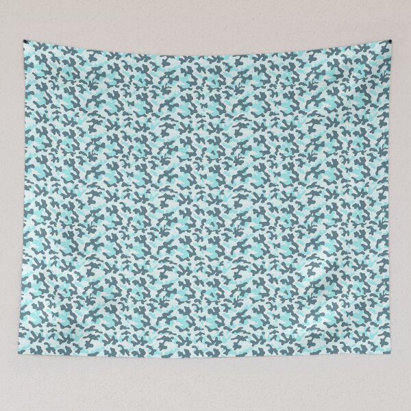 Item preview, Camouflage Pattern - Broken Ice / Light Blue designed and sold by SoulArtLove.