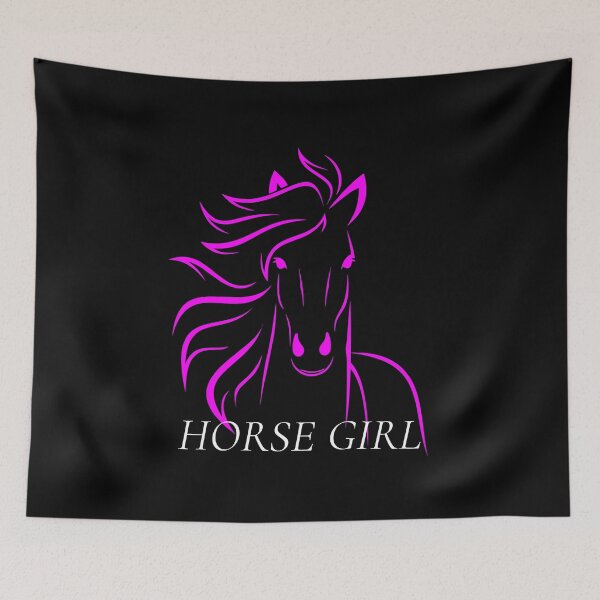 Item preview, Pink "Horse Girl" T-Shirt Horse Lover Gift Horse Rider Life designed and sold by DeeSignTShirts.