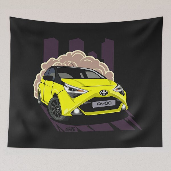 Item preview, Yellow fizz Aygo x-cite designed and sold by jimmy-digital.