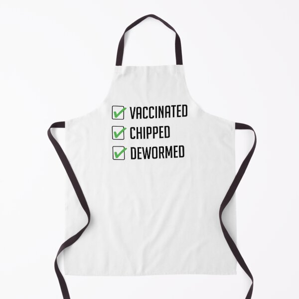 Item preview, Vaccinated Chipped Dewormed designed and sold by FunFoxDesign.