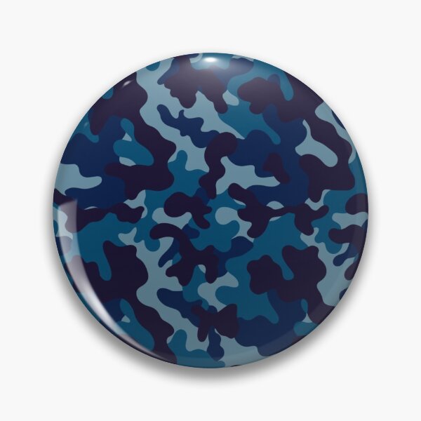 Item preview, Camouflage Pattern - Dark Deep Blue designed and sold by SoulArtLove.