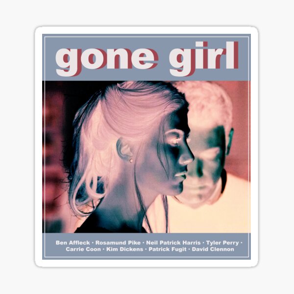 Vista previa del artículo con la obra «Póster de película Gone Girl», diseñado y vendido por anthill-art.