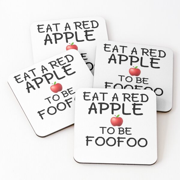 Item preview, Eat a red apple to be foofoo designed and sold by salahnewdesign.