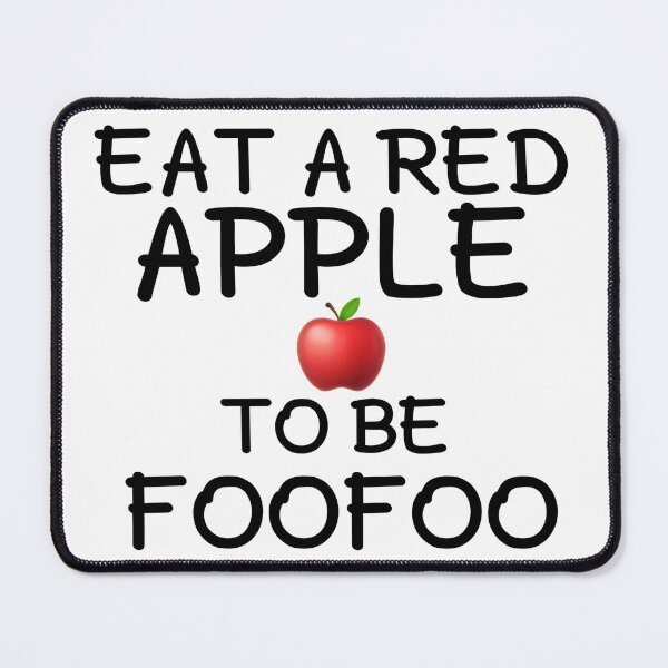Item preview, Eat a red apple to be foofoo designed and sold by salahnewdesign.
