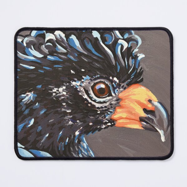 Item preview, Wattled Curassow Portrait designed and sold by LauraWolfArtist.