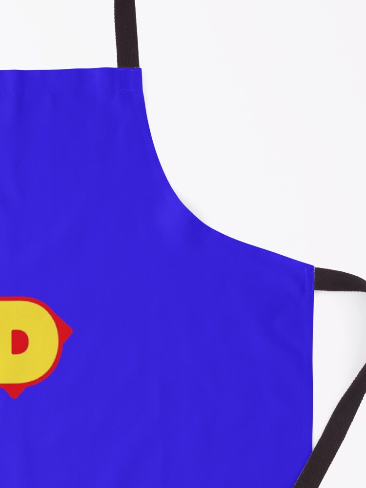 Alternate view of SuperStar "D" Blue Apron