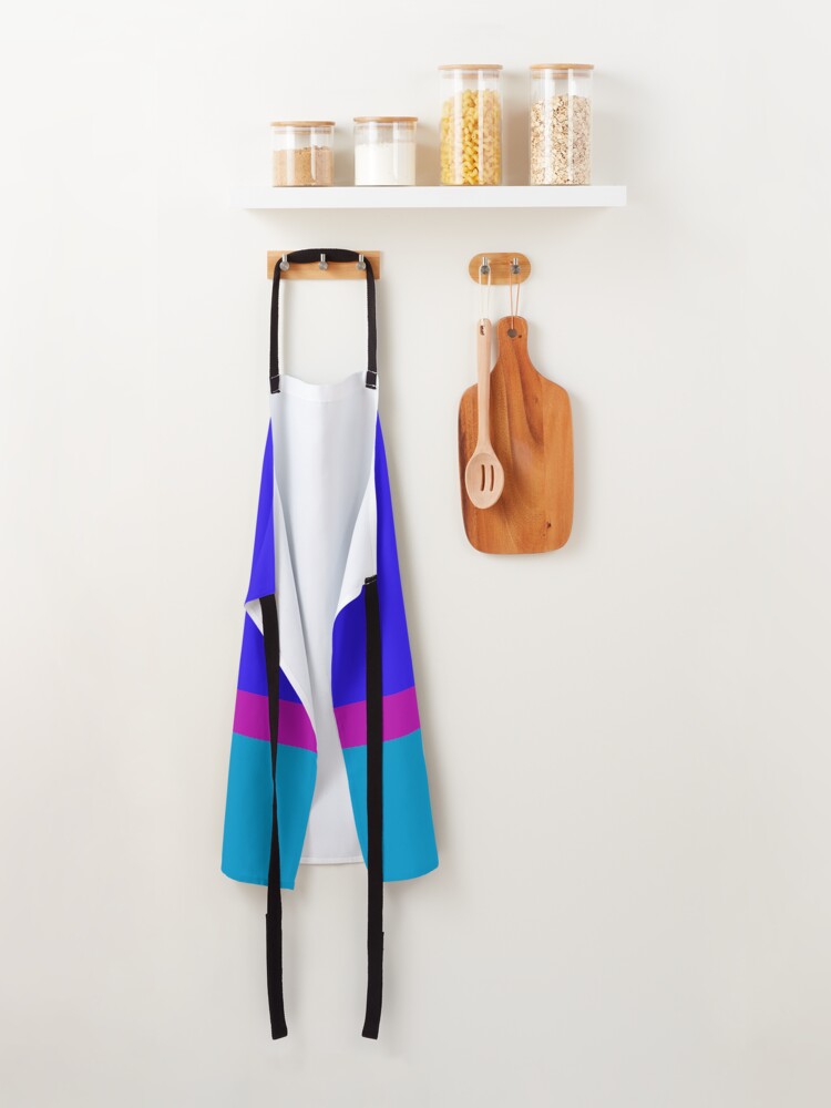 Alternate view of SuperStar "D" Blue Apron