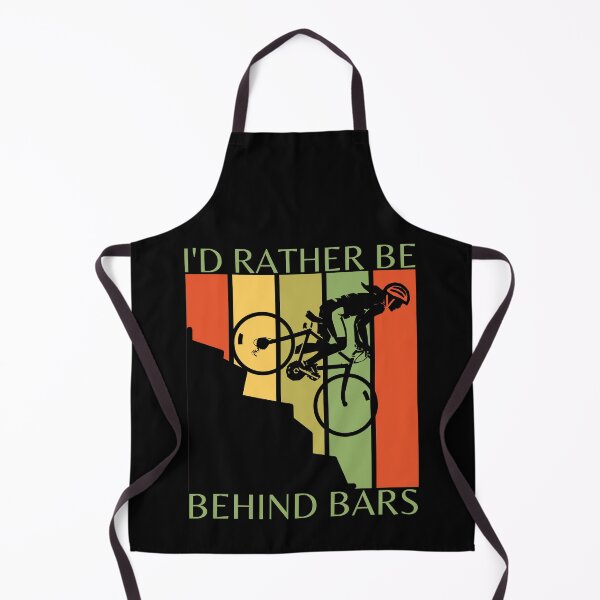 Item preview, Funny Mountain Bike Downhill Ride Biker | I'd Rather Be Behind Bars MTB Cycling designed and sold by InkItStudio.